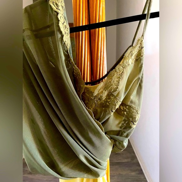 Laundry by Shelli Segal lined tulle and lace midi dress - Picture 8 of 12